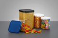 flymore Plastic 1400Ml Airtight Containers Set For Kitchen Storage And Containers Box For Pantry Organization And Container For Kitchen Storage,Set of 24-(350ml+650ml+950ml+1400 ml)