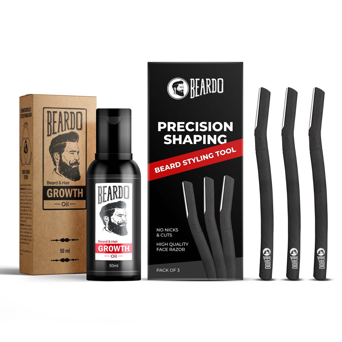Beardo Beard and Hair Growth Oil - 50 ml for faster beard growth and thicker looking beard | Natural Actives Only | No Harmful Chemicals