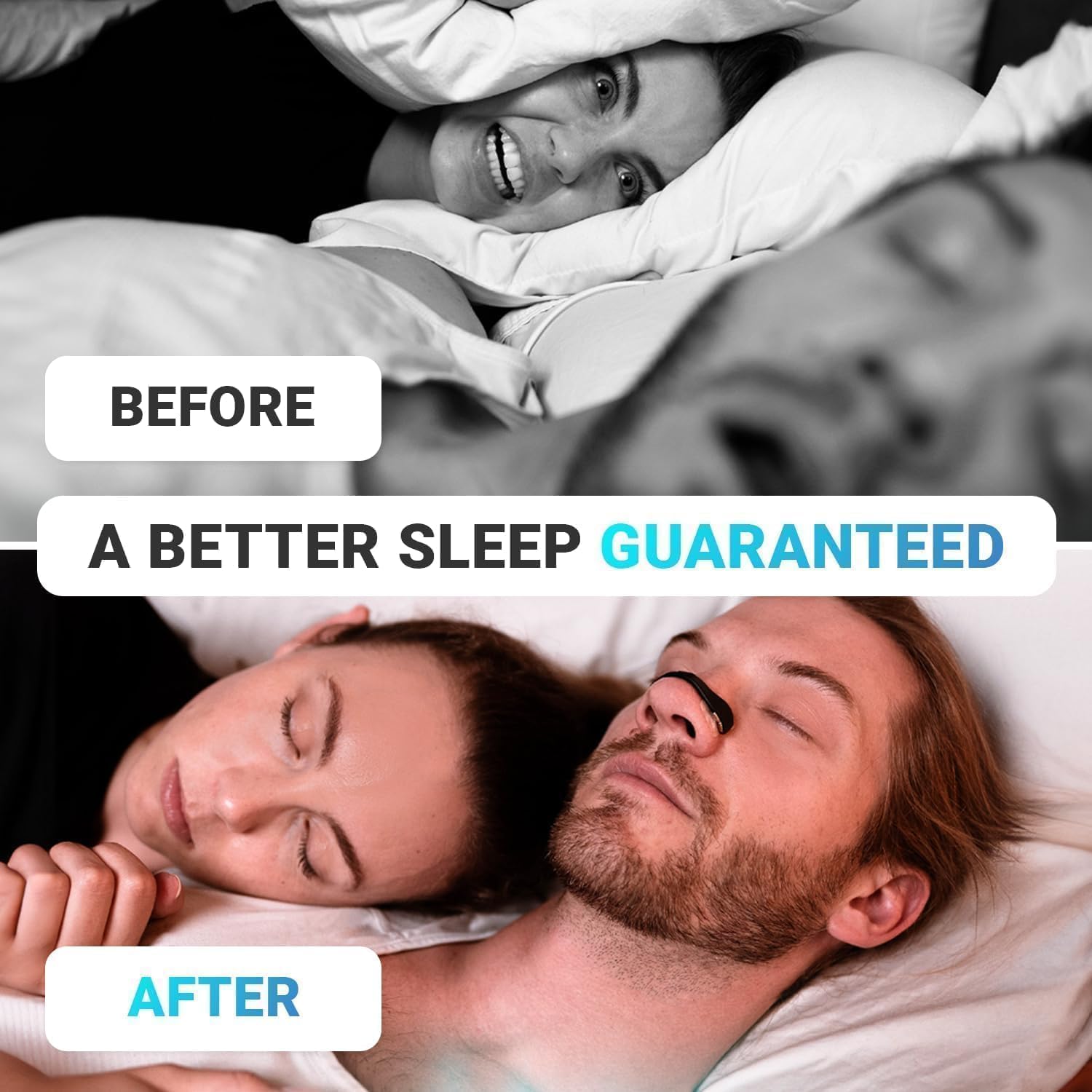 GONIRY Magnetic Nose Strips for Breathing | Snoring Stopper for Men | Nasal Strips for Breathing | Nasal Dilators For Breathing | Instant Relief From Snoring | Snore Stopper | Anti Snoring Nose Clip | Aohoo Tire (15 Days Full Kit)