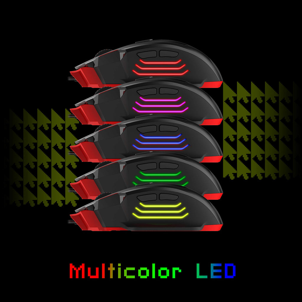 ZEBRONICS Blanc Slim Wireless Mouse with Rechargeable Battery, BT + 2.4GHz, 4 Buttons, 800/1200/1600 DPI, Silent Operation, Multicolor LED Lights