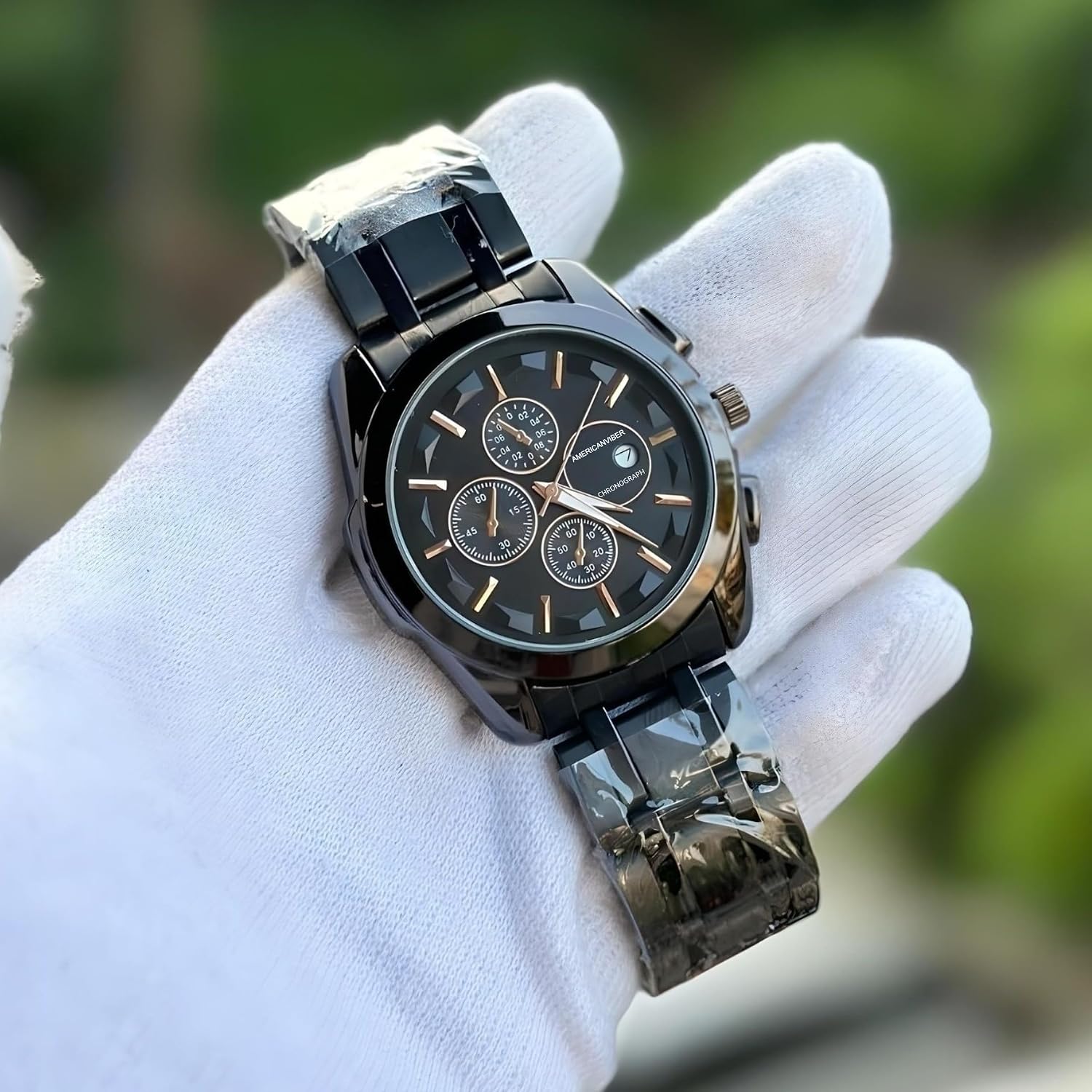 AMERICANVIBER® Affordable Men’s Wrist Watch Under 499 |Men Watch | Classic Round Dial | Quartz Movement | Stainless Steel Belt | Lightweight & Durable Design | Analog Display | Trendy Party & Office Wear
