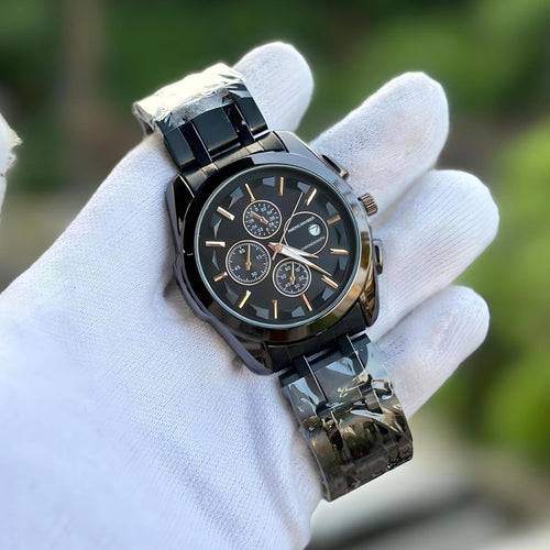 AMERICANVIBER® Affordable Men’s Wrist Watch Under 499 |Men Watch | Classic Round Dial | Quartz Movement | Stainless Steel Belt | Lightweight & Durable Design | Analog Display | Trendy Party & Office Wear