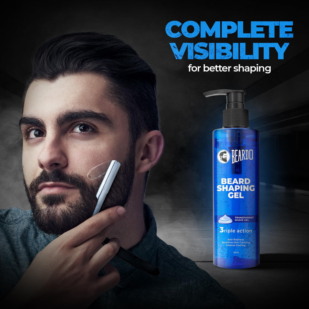 Beardo Beard Styling Tool for Men | Pack of 3 | Beard Styling Razor for Men | Reusable Razor | Sharp, Safe & Precise Shaping Tool | Body Grooming | Beard Shaper | Multi Grooming