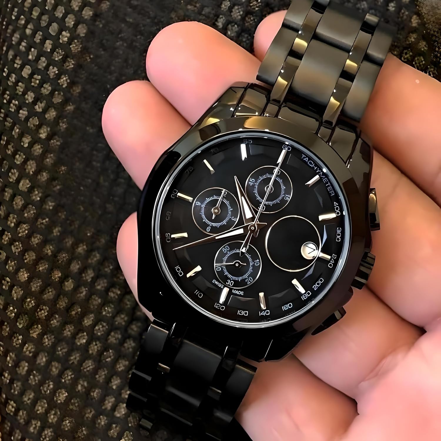 AMERICANVIBER® Affordable Men’s Wrist Watch Under 499 |Men Watch | Classic Round Dial | Quartz Movement | Stainless Steel Belt | Lightweight & Durable Design | Analog Display | Trendy Party & Office Wear