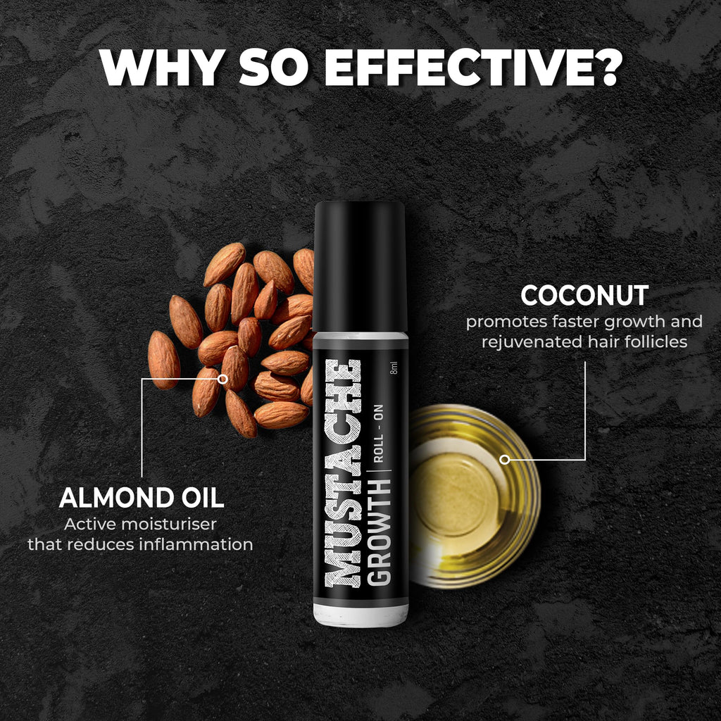 Beardo Beard and Hair Growth Oil - 50 ml for faster beard growth and thicker looking beard | Natural Actives Only | No Harmful Chemicals